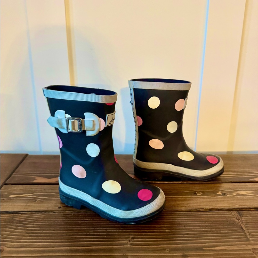 Joules Polka Dot Rain Boots